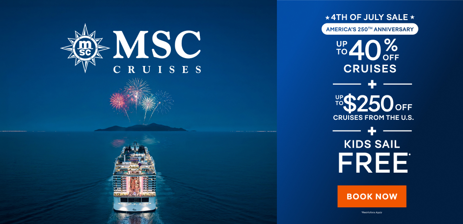 MSC Cruises 4th of July Sale