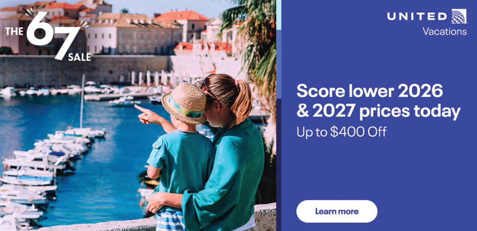 United Vacations Big Savings Are Calling