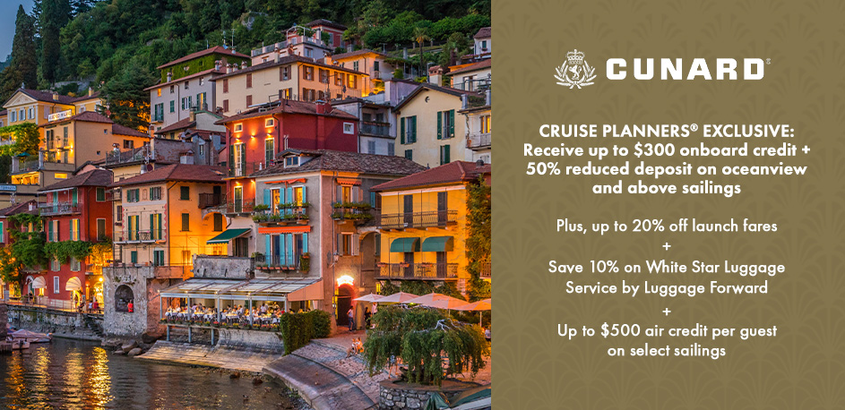 Cunard Exclusive Cruise Sale + Set Sail & Save