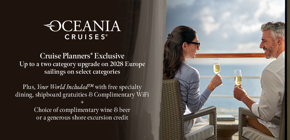 Oceania Exclusive Two-Category Upgrade
